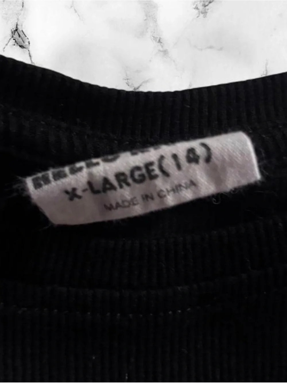 ๐ฑ Hello Kitty - Black, Ribbed โBaby Teeโ๐ฑ - Picture 3 of 3
